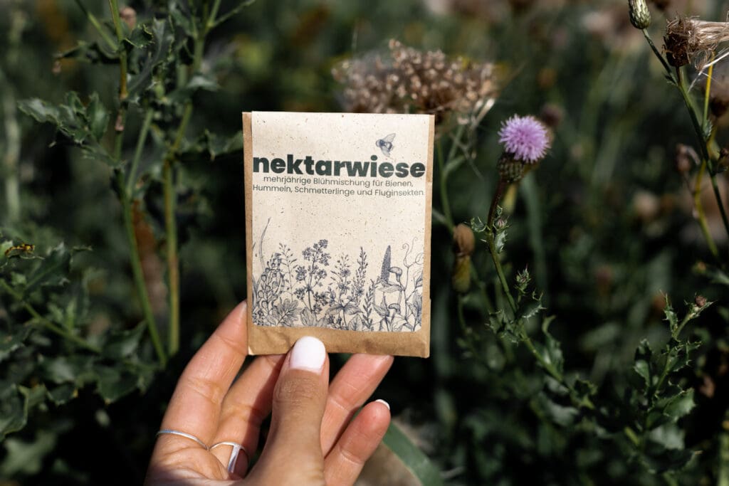 SamentÃ¼tchen Nektarwiese Umweltschutz
